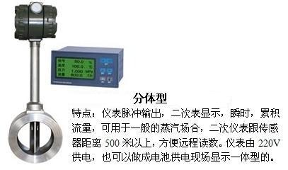 管道壓縮空氣流量計(jì)分體型產(chǎn)品特點(diǎn)圖