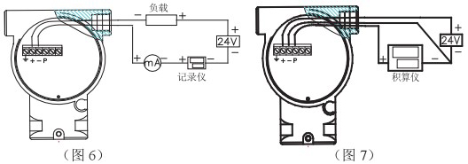 防爆型天然氣流量計(jì)接線圖